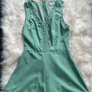 altar’d state green lace romper